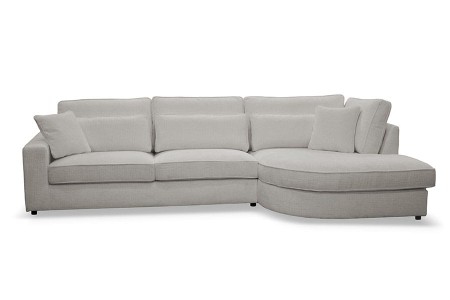 Narożnik MILANO ROUND 3-LC - tkanina Genesis 01