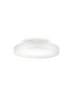 Lampa sufitowo-ścienna CÔTE 37 szkło matowe białe - LED 19W 2700K Ra>90 1485lm 220-240V AC IP20 ściemnialna ( phase cut ) - PANZERI
