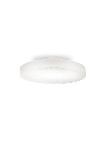 Lampa sufitowo-ścienna CÔTE 37 szkło matowe białe - LED 19W 2700K Ra>90 1485lm 220-240V AC IP20 ściemnialna ( phase cut ) - PANZERI