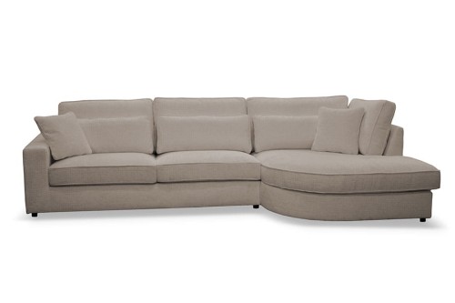 Narożnik MILANO ROUND 3-LC - tkanina Genesis 04