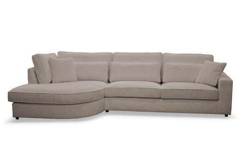 Narożnik MILANO ROUND 3-LC - tkanina Genesis 04