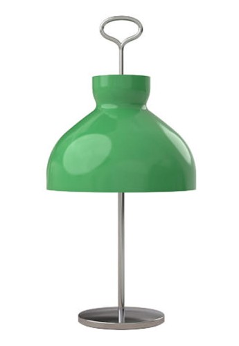 Lampa stołowa ARENZANO TAR310-0139 chrom-błyszczące zielone szkło - TATO