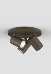 Lampa sufitowa ASCOLI TRIPLE ROUND brązowy - 3x50W Max GU10 IP20 - ASTRO