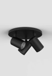 Lampa sufitowa ASCOLI TRIPLE ROUND matowy czarny - 3x50W Max GU10 IP20 - ASTRO
