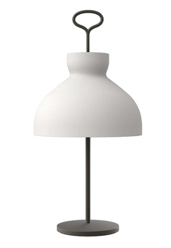 Lampa stołowa ARENZANO TAR310-1440 satynowy brąz-białe szkło - TATO
