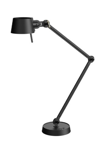 Lampa stołowa BOLT DESK 2ARM FOOT przydymiona czerń - 60W E27 220-240V IP20 - TONONE