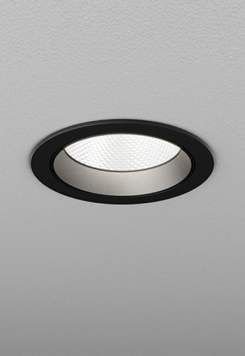 Oprawa sufitowa wewnętrzna wpuszczana PUTT maxi LED L930 19° czarna - 14W, 3000K, CRI>90, IP20 - AQFORM