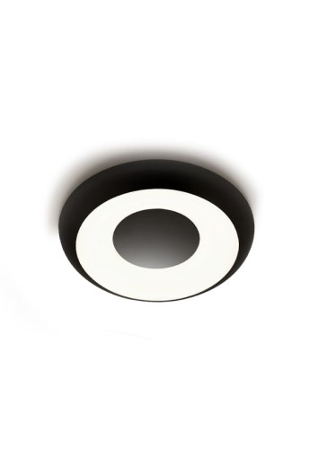 Lampa sufitowo-ścienna SUPERBOLD 45 mat black - LED 21W 2700K Ra>90 1414lm 220-240V AC dimmable ( phase cut ) - PANZERI