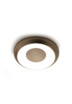 Lampa sufitowo-ścienna SUPERBOLD 45 bronze - LED 21W 2700K Ra>90 1414lm 220-240V AC dimmable ( phase cut ) - PANZERI