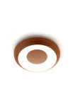 Lampa sufitowo-ścienna SUPERBOLD 45 textured natural terracotta textured natural terracotta - LED 21W 2700K Ra>90 1414lm 220-240V AC dimmable ( phase cut ) - PANZERI