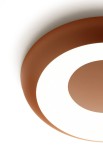 Lampa sufitowo-ścienna SUPERBOLD 45 textured natural terracotta textured natural terracotta - LED 21W 2700K Ra>90 1414lm 220-240V AC dimmable ( phase cut ) - PANZERI