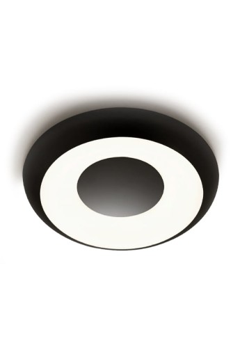 Lampa sufitowo-ścienna SUPERBOLD 60 mat black - LED 32W 2700K Ra>90 2122lm 220-240V AC dimmable ( phase cut ) - PANZERI