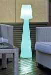 Lampa podłogowa zewnętrzno-wewnętrzna na baterie LOLA 165 białe światło + RGB - 6000K 135lm IP65 - NEW GARDEN