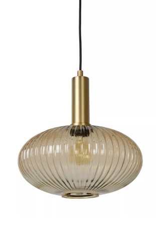 Lampa wisząca MALOTO Ø30 cm - E27 40W 230V IP20 bursztynowy