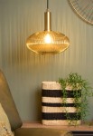 Lampa wisząca MALOTO Ø30 cm - E27 40W 230V IP20 bursztynowy