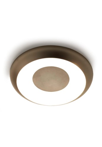 Lampa sufitowo-ścienna SUPERBOLD 60 bronze - LED 32W 2700K Ra>90 2122lm 220-240V AC dimmable ( phase cut ) - PANZERI