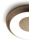 Lampa sufitowo-ścienna SUPERBOLD 60 bronze - LED 32W 2700K Ra>90 2122lm 220-240V AC dimmable ( phase cut ) - PANZERI