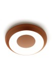 Lampa sufitowo-ścienna SUPERBOLD 60 textured natural terracotta - LED 32W 2700K Ra>90 2122lm 220-240V AC dimmable ( phase cut ) - PANZERI