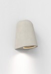 Lampa ścienna zewnętrzna MAST LIGHT COASTAL matowy beton - 6W Max LED GU10 IP20 - ASTRO