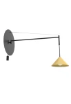 Lampa ścienna wewnętrzna ROMA 60 piaskowo żółty - G9 220-240V IP20 - ROBIN 