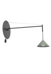 Lampa ścienna wewnętrzna ROMA 60 oliwkowo zielony - G9 220-240V IP20 - ROBIN 