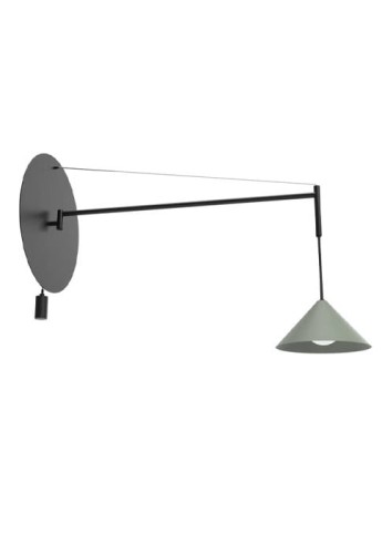 Lampa ścienna wewnętrzna ROMA 60 oliwkowo zielony - G9 220-240V IP20 - ROBIN