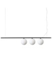 Lampa wisząca PERLINE SP3 czarny - G9 max 3x40W 220-240V IP20