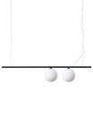 Lampa wisząca PERLINE SP2 czarny - G9 max 2x40W 220-240V IP20