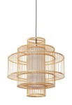 Lampa wisząca STELA rattanowa - E27 220-240V IP20