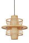Lampa wisząca ASTRA rattanowa - E27 15W 220-240V IP20 