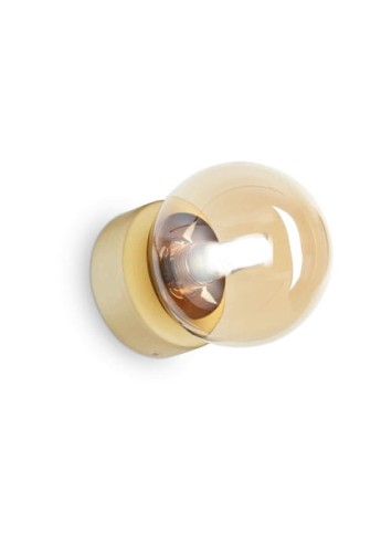 Kinkiet wewnętrzny PERLAGE AP1 bursztynowy - G9 max 1x15W 220-240V IP20