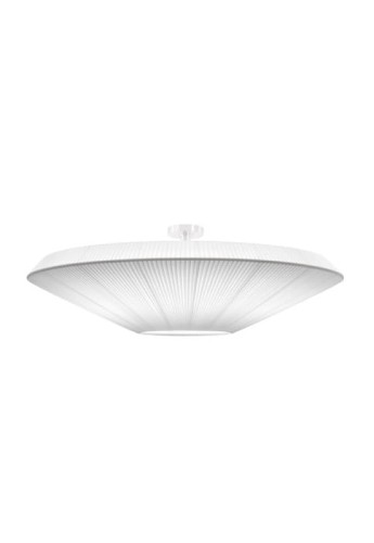 Lampa sufitowa SIAM 150 Smoll - biały półprzezroczysty odcień abażuru - 6x15W LED E-27 A60 100-240V 50/60Hz IP20 - BOVER