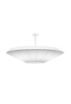 Lampa sufitowa SIAM 150 Big - biały półprzezroczysty odcień abażuru - 6x15W LED E-27 A60 100-240V 50/60Hz IP20 - BOVER