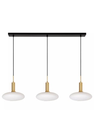 Lampa wisząca SINGALA - 3xE27 60W 230V IP20 matowy złoty-mosiądz