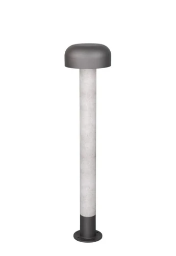 Słupek oświetleniowy FRASER 84,5 cm - 1xE27 max.10W 230V IP54 szary