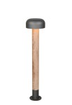 Słupek oświetleniowy FRASER 84,5 cm - 1xE27 max.10W 230V IP54 jasne drewno