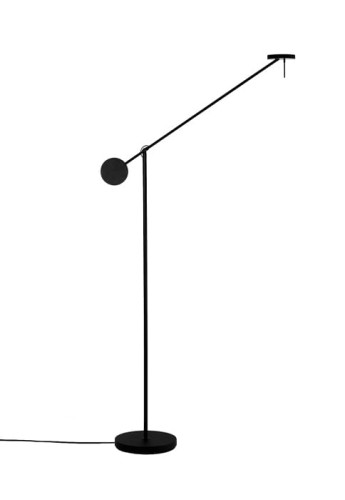 Lampa podłogowa wewnętrzna INVISIBLE - LED 10.5W 2700K TOUCH DIMMING 534lm czarny - LEDS C4