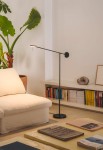 Lampa podłogowa wewnętrzna INVISIBLE - LED 10.5W 3000K TOUCH DIMMING 550lm czarny - LEDS C4