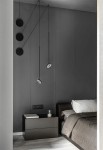 Lampa wisząca wewnętrzna INVISIBLE SINGLE FIXED - LED 12.2W 2700K PHASE CUT 551lm IP20 czarny - LEDS C4