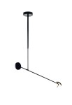 Lampa wisząca wewnętrzna INVISIBLE SINGLE ADJUTABLE - LED 10.5W 2700K PHASE CUT 534lm IP20 czarny - LEDS C4