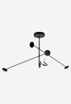 Lampa wisząca wewnętrzna INVISIBLE TRIPLEX - LED 28.5W 2700K PHASE CUT 1602lm czarny - LEDS C4