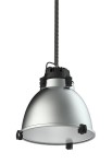 Lampa przemysłowa zwieszana SOSIA D06 DYFUZOR PRYZMATYCZNY - E27 32W 2100lm IP54 szczotkowane aluminium - CASTALDI LIGHTING