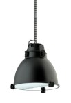 Lampa przemysłowa zwieszana SOSIA D06 DYFUZOR PRYZMATYCZNY - E27 32W 2100lm IP54 czarny - CASTALDI LIGHTING