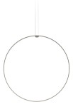 Lampa wisząca ZERO ROUND VERTICAL Ø100 titanium - LED 47W 2700K Ra>90 4079lm 24V DC 24V IP20 - PANZERI