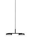 Lampa wisząca wewnętrzna RAFAELA DUO matowy czarny - LED 23.6W 3000K 3400lm 220-240V IP20 - ROBIN