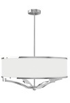 Lampa wisząca GERDO Chrom - 4xE27 max 12W LED 230V IP20