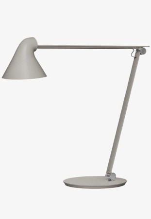 Lampa biurkowa NJP BASE light aluminium grey - LOUIS POULSEN
