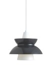 Lampa wisząca wewnętrzna DOO-WOP ciemny szary - 1x60W E27 230V IP20 - LOUIS POULSEN