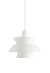 Lampa wisząca wewnętrzna DOO-WOP biały - 1x60W E27 230V IP20 - LOUIS POULSEN