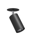 Reflektor podtynkowy wewnętrzny ACE in 55 czarny - 1xGU10 max 10W LED 220-230V IP20